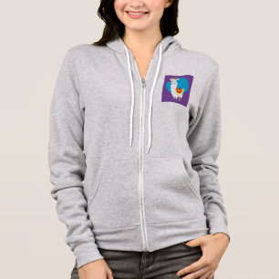 Alpaka-Einhorn Hoodie