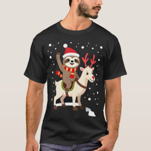 Alpaka Faultier Weihnachten (1) T-Shirt