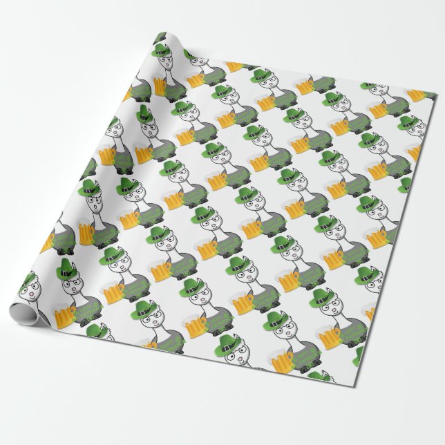 Alpaka Geschenkpapier (Ungerollt)