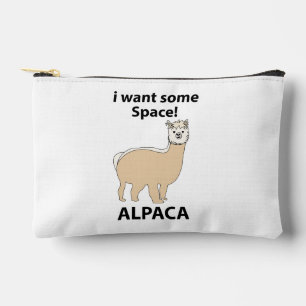 Alpaka Ich Will Etwas Platz Lustiges Alpaka Zubehörtasche