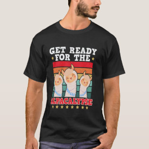 Alpaka Lama Alpakalypse Peruanisches Wandern T-Shirt