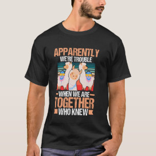 Alpaka Lama Peruanisch Anscheinend Machen Wir Ärge T-Shirt