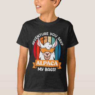 Alpaka meine Gs lustiger Bergsteiger Bergfan Wande T-Shirt