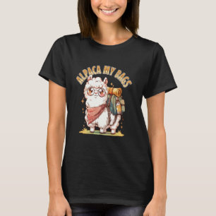 Alpaka Meine Taschen Lustiger Reise-Witz Wanderabe T-Shirt