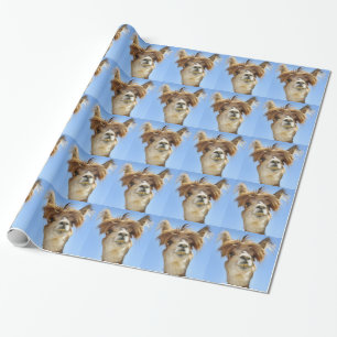 Alpaka mit dem verrückten Haar Geschenkpapier
