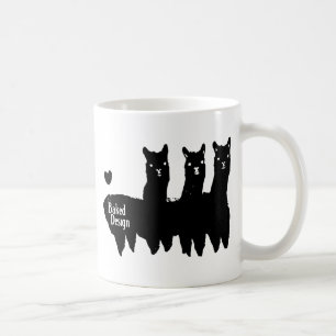 ALPAKA-SCHWARZES TASSE