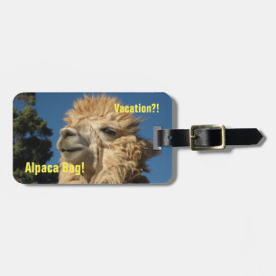Alpaka-Tasche Gepäckanhänger