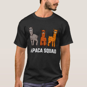 Alpaka-Trupp-Zitat für Llama-Liebhaber T-Shirt