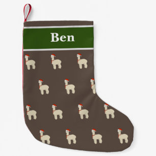 Alpaka Weihnachts-Spezial gemustert Kleiner Weihnachtsstrumpf