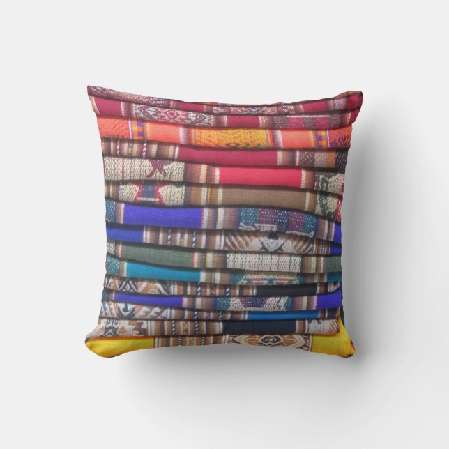 Alpaka-Wolle-Wurfs-Kissen Kissen (Vorderseite)