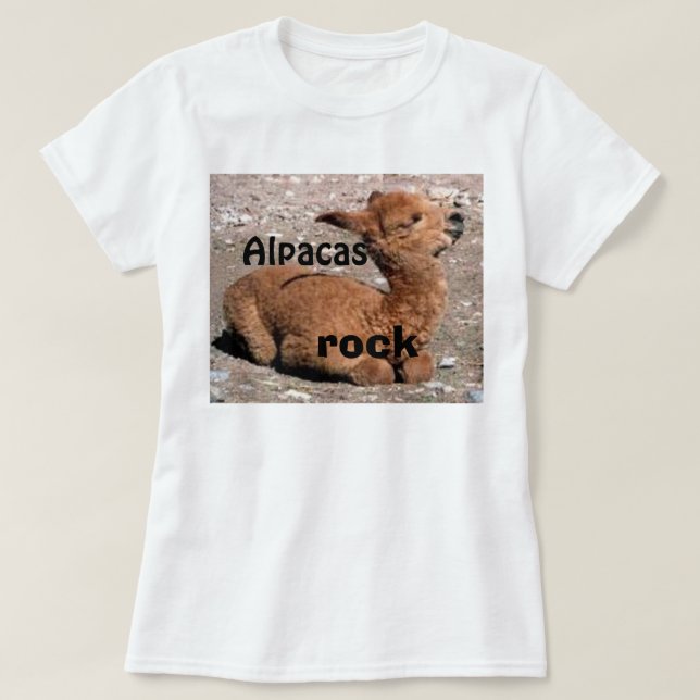 Alpakas FELSEN T-Shirt (Design vorne)