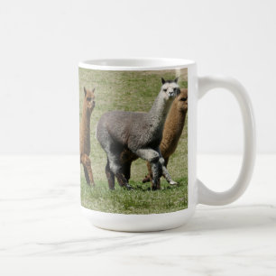 Alpakas in der Bewegungs-Tasse Kaffeetasse