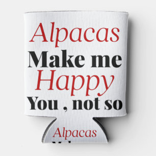 Alpakas machen mich glücklich, dass Sie nicht so g Dosenkühler