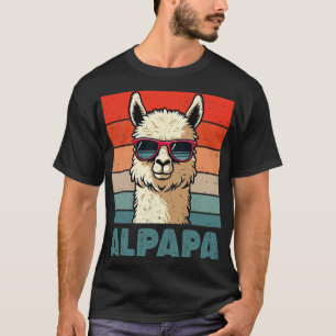 Alpapa Vatertag Bester Papa Alpaka Lustiges Alpaka T-Shirt