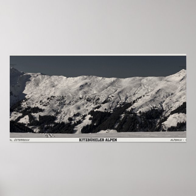 Alpbach Panorama Poster (Vorne)