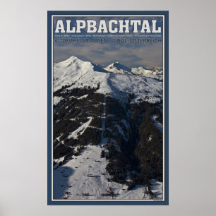 Alpbachtal von Schatzberg Poster