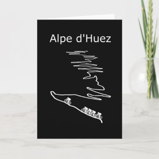 Alpe d Huez in Frankreich Raddesign für Männer und Karte