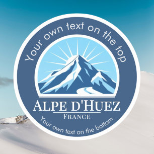 Alpe d'Huez Frankreich Skigebiet Aufkleber