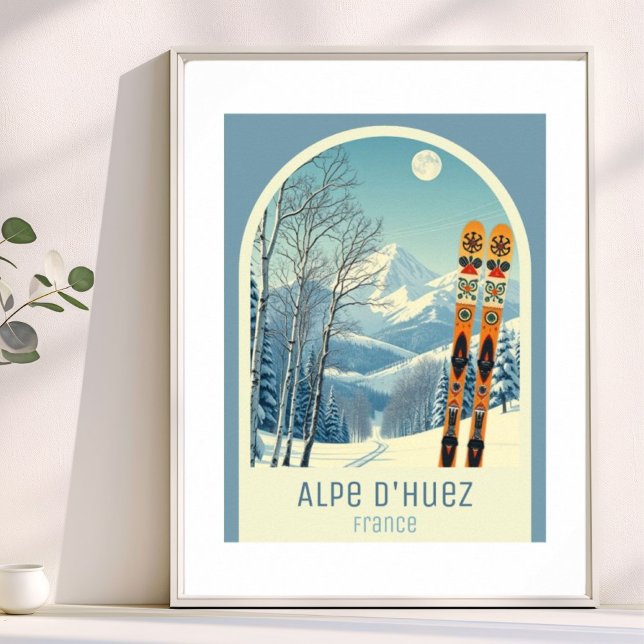 Alpe d'Huez Frankreich Skigebiet  Poster (Von Creator hochgeladen)