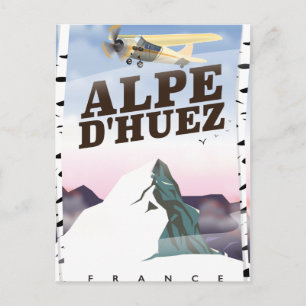 Alpe d'Huez, Frankreich - Skireisepaket Postkarte