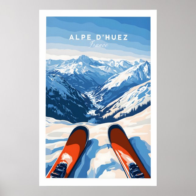 Alpe dHuez Wandkunst 1 Poster (Vorne)