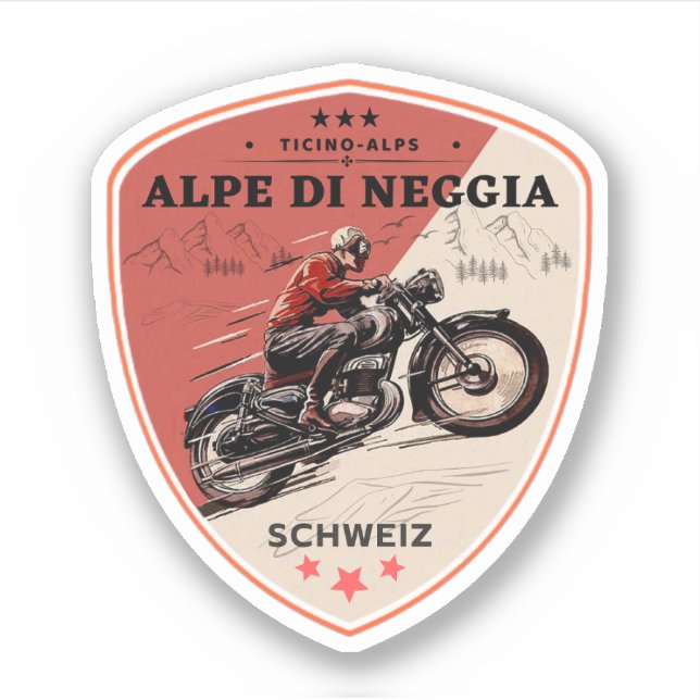 Alpe di Neggia Aufkleber (Vorderseite)