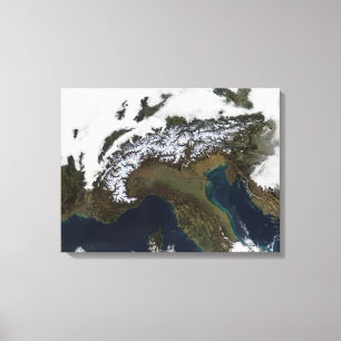 Alpen 2 leinwanddruck