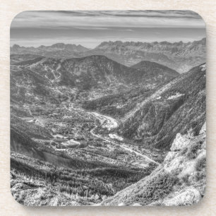 Alpen-Bergtal Getränkeuntersetzer