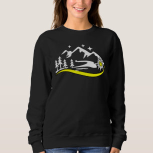 Alpen Edelweiß Edelweiss Kostüm für Dirndl und Le Sweatshirt