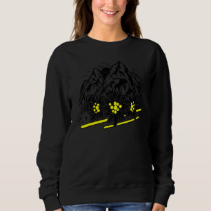 Alpen-Edelweiß-Edelweiss-Kostüm für Dirndl weiß  Sweatshirt