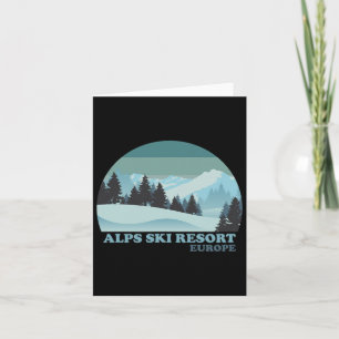 Alpen Europa Naturski Resort Skifahren Snowboarden Karte