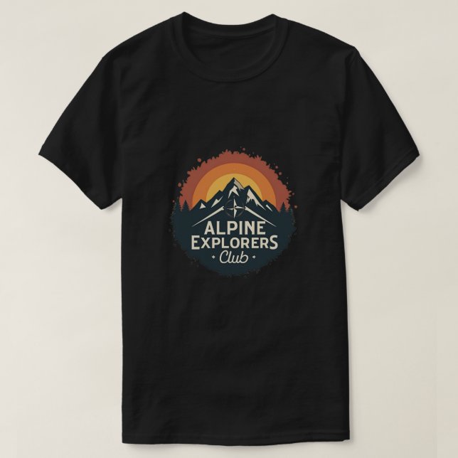 Alpen-Explorers-Club T-Shirt (Design vorne)