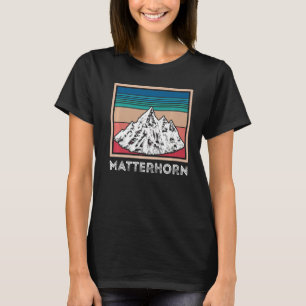 Alpen Matterhorn Schweiz Souvenir Ski Zermatt S T-Shirt