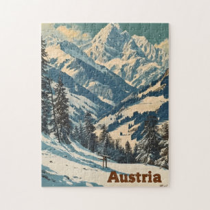 Alpen Österreich Vintag Puzzle