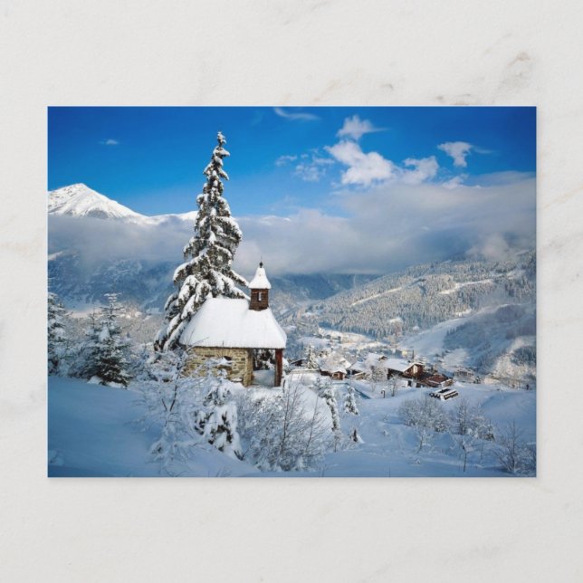 Alpen Postkarte (Vorderseite)