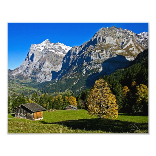 Alpen, Schweiz - Foto Print (Vorne)
