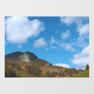 Alpen Sommer - Wilde Natur aus Rumänien Fensteraufkleber