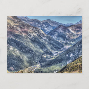Alpen Valley Frankreich Postkarte