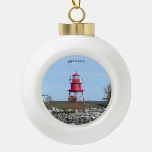 Alpena Lichtschmuck Keramik Kugel-Ornament