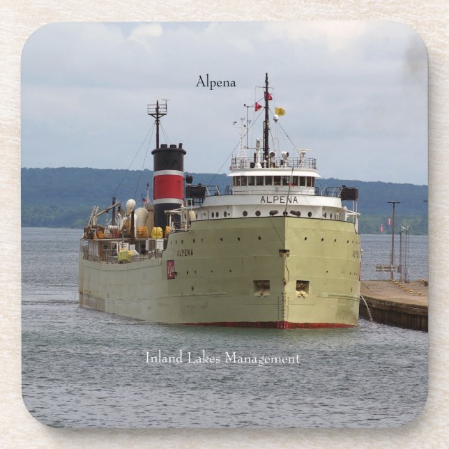 Alpena Soo Set von 6 harten Untersetzer aus Kunsts (Vorderseite)