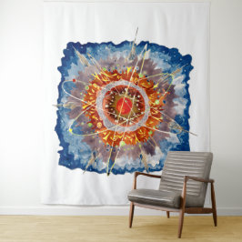 Alpenarchitektur Famous Art Poster Wandteppich