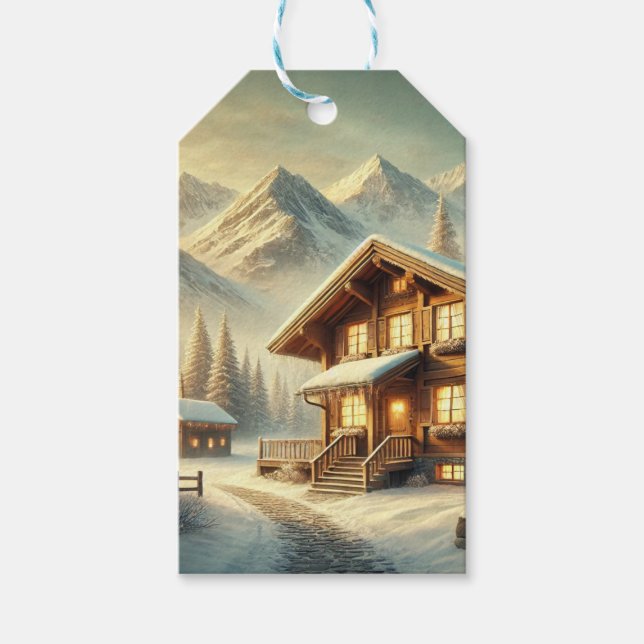 Alpenarm Geschenkanhänger (Vorderseite)