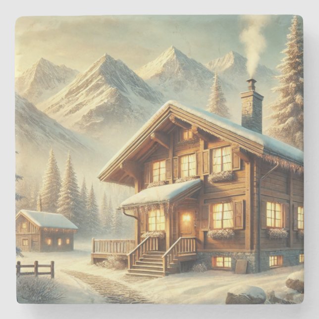 Alpenarm Steinuntersetzer (Vorderseite)