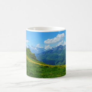 Alpenblick in der Schweiz Tasse