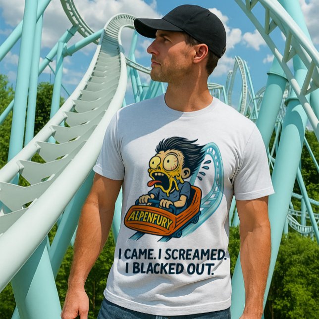 AlpenFury: Ich eroberte die Bestie - Kanadas Wunde T-Shirt (AlpenFury shirt Canada’s Wonderland, I survived AlpenFury coaster tee, Canada’s Wonderland 2024 )