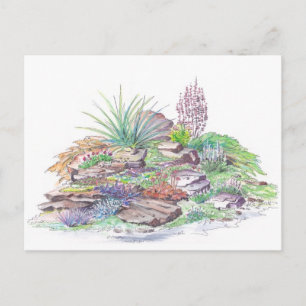 Alpengarten Landscaping Postkarte