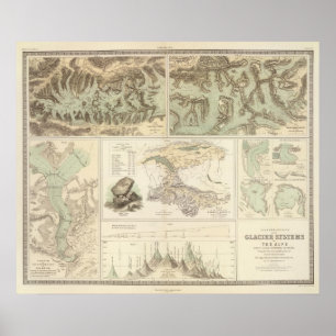 Alpengletscher Poster