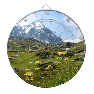 Alpenische Blume - schön! Dartscheibe