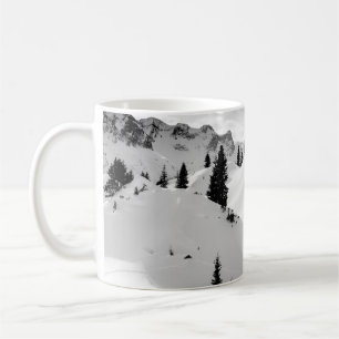 Alpenlandschaft: Schneesichere Berge Kaffeetasse