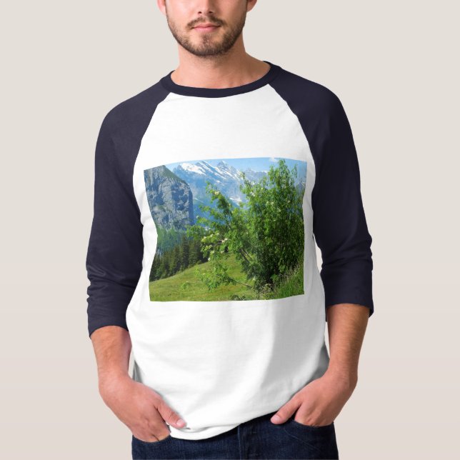 Alpenlandschaft T-Shirt (Vorderseite)